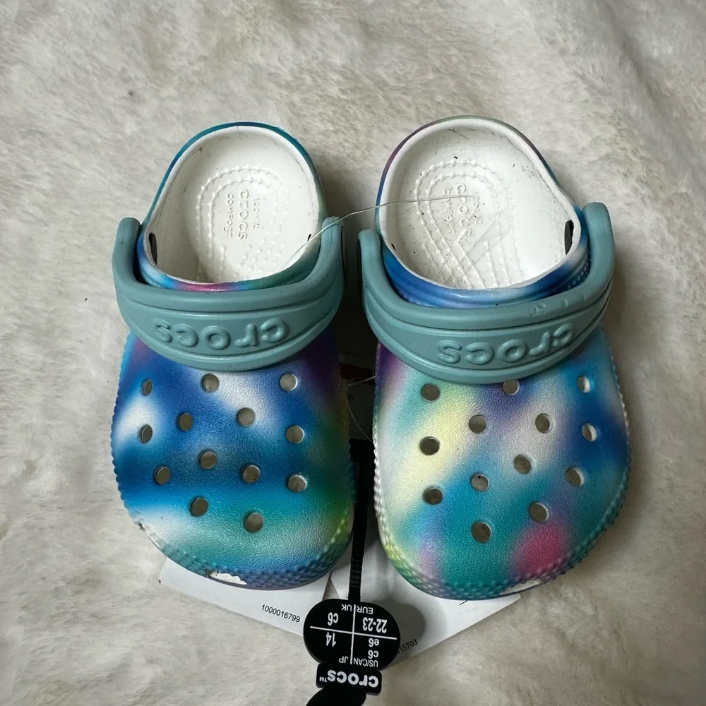 CROCS Kids' Multicolor Slip-On Slippers